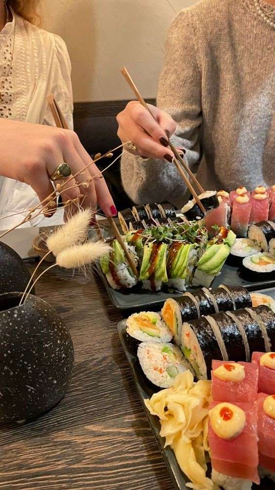 #sushi #dinner #sushidate #asian