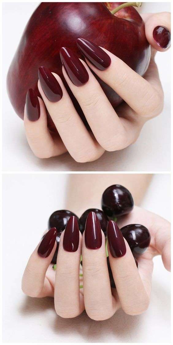 Cherries color nails! ❤️