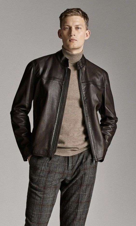 A leather jacket is not only a fall essential, it's a wardrobe essential.