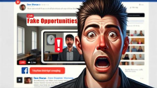 Dave Sharpe's Warning: Don’t Fall for Fake 'Opportunities' During Our Live FB Streams!