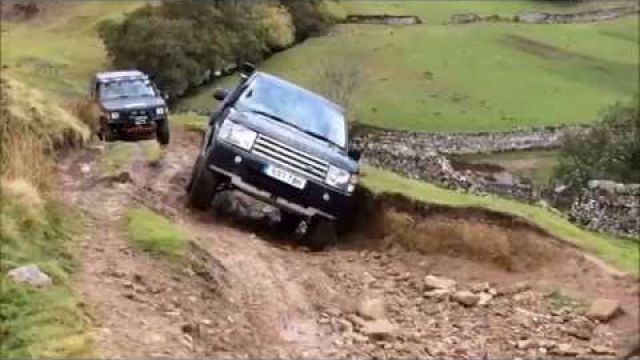 Off roading in the Yorksire Dales  Range Rover L322