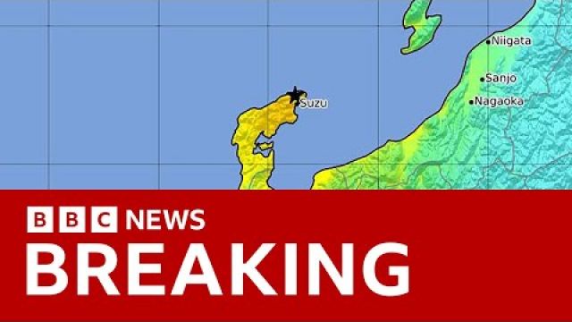 Tsunami warning in Japan after strong earthquake | BBC News
