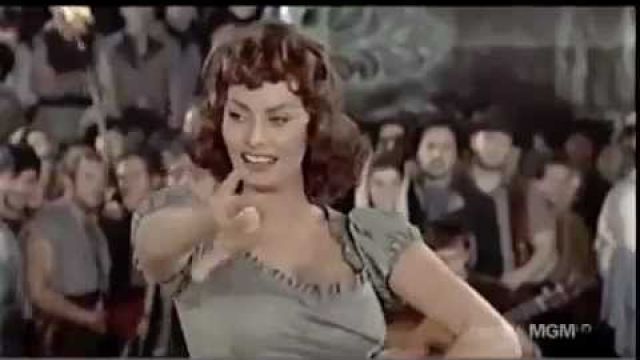 Sophia Loren   Dances Flamenco